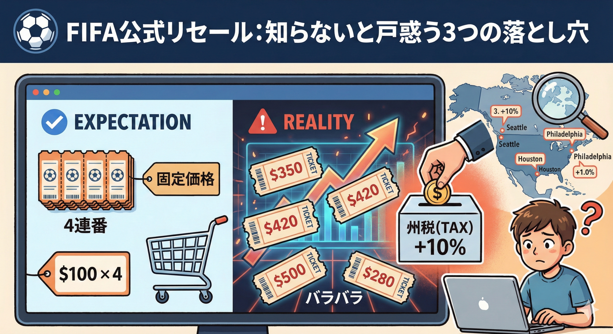 W杯2026 リセール大失敗談 はじめに