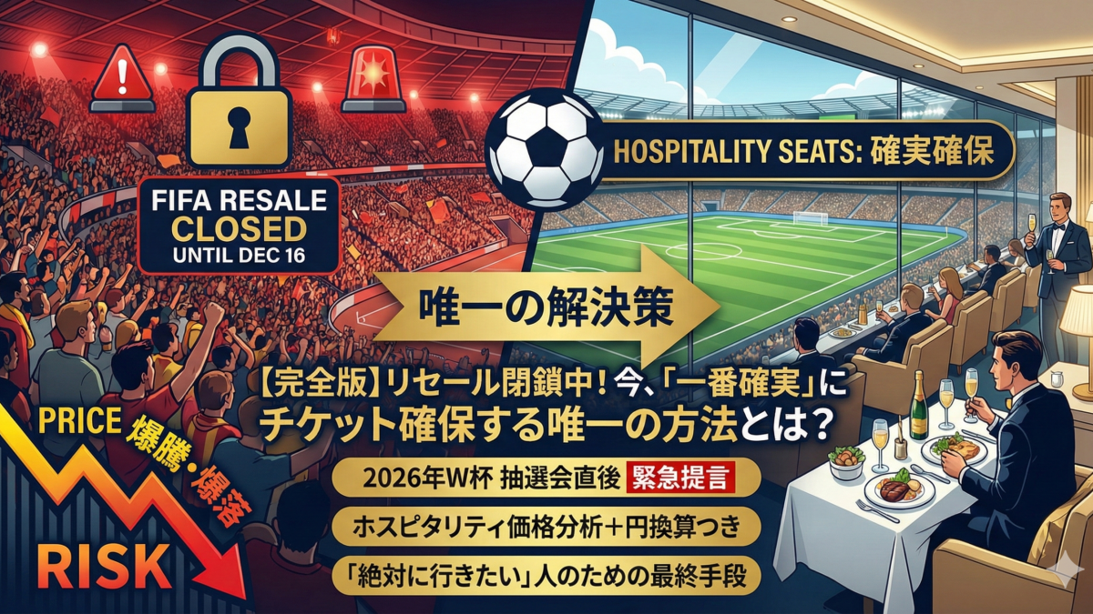 完全版】リセール閉鎖中！抽選会直後でも「一番確実」にチケット確保