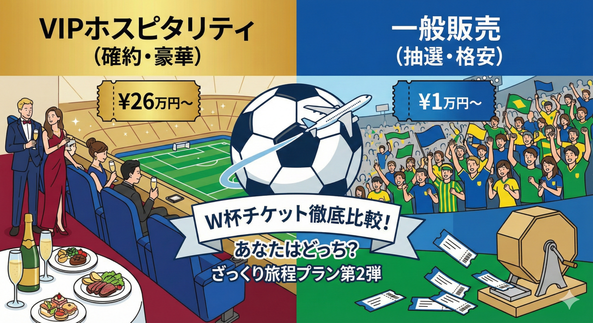 W杯2026 旅程プラン第2弾 初戦と第2戦観戦