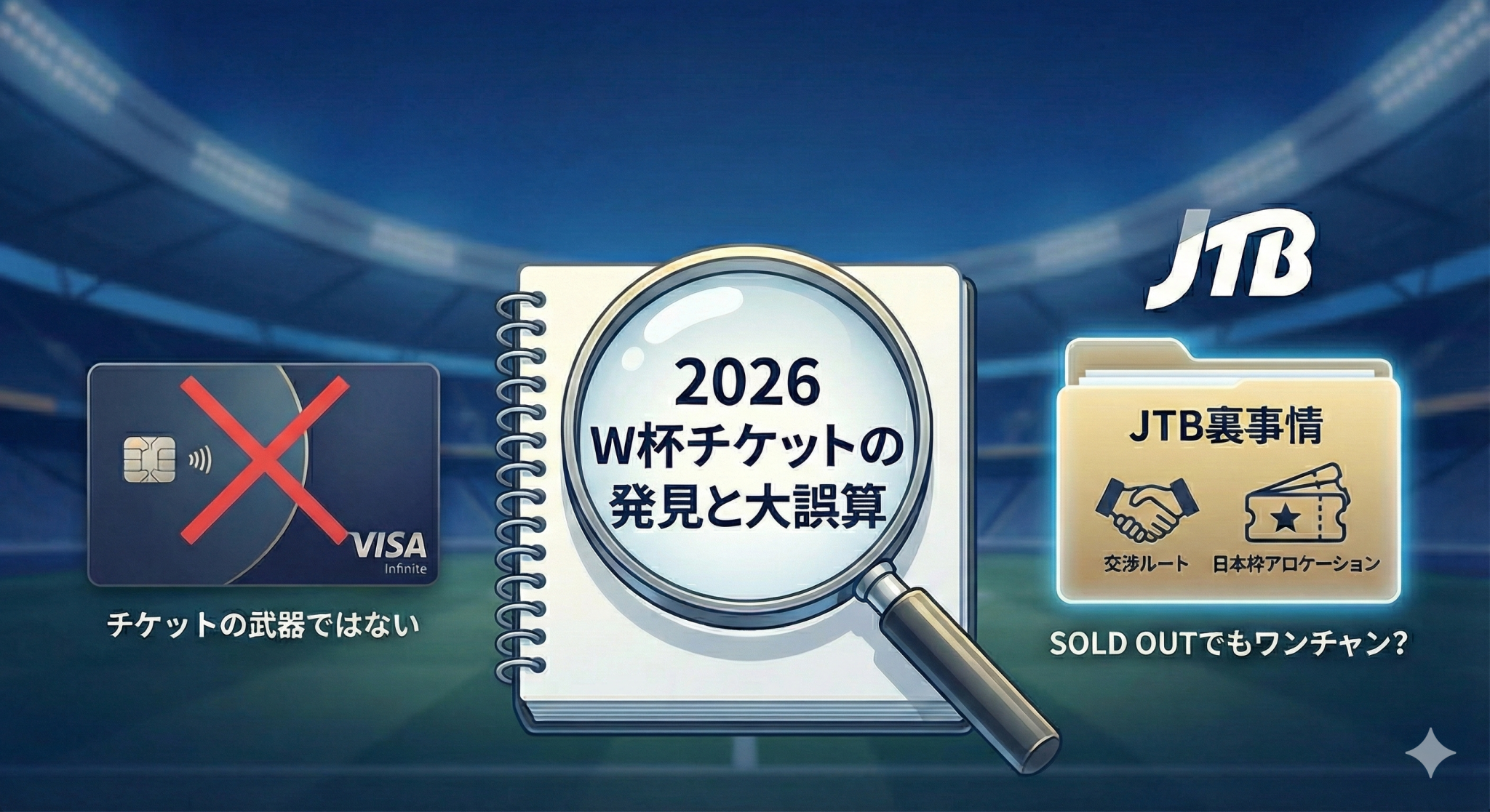 W杯2026 Visa InfiniteとJTB問い合わせ結果